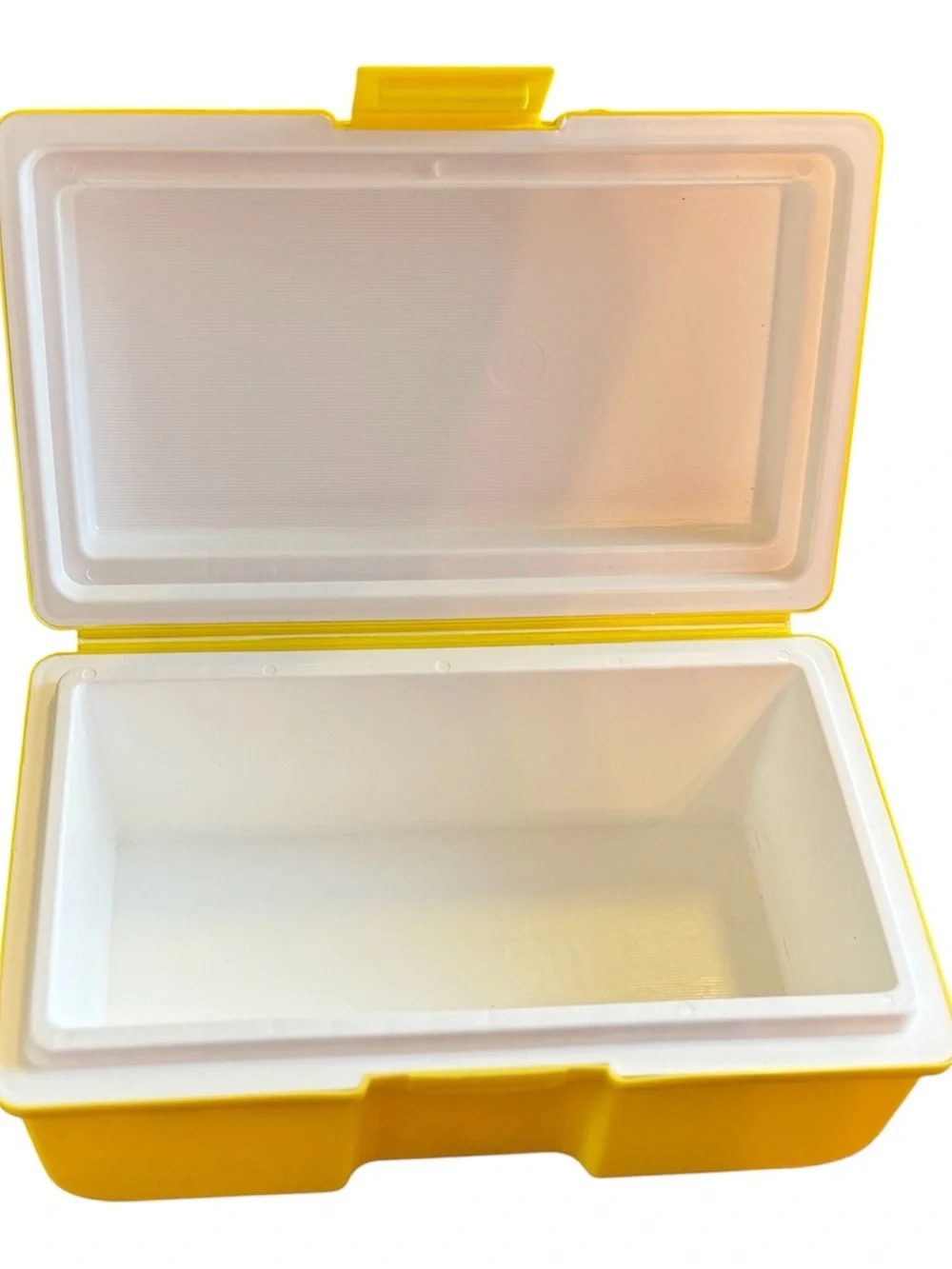 Vintage Clik Cooler Yellow Mini Juice Box Insulated Food Container